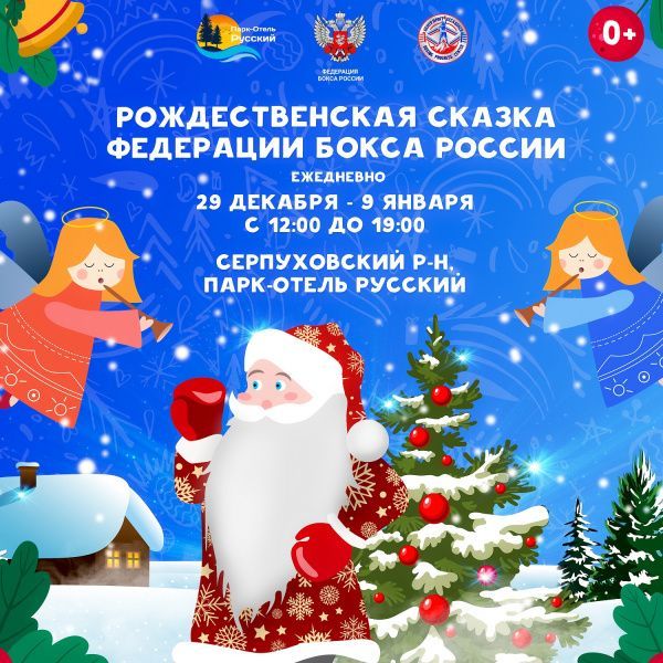 Рождественская ёлка от Федерации бокса России в Парке-отеле Русский Рождественская ёлка от Федерации бокса России в Парке-отеле Русский